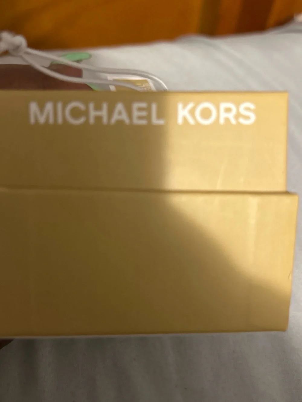 Michael Kors Gold-Tone Ring with Pavé Accents